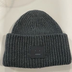 Acne Studios Ribbed Wool Beanie